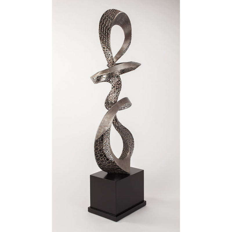 Allure Modern Floor Sculpture by Artmax - Side View
