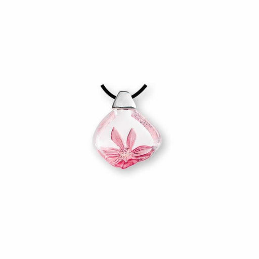 Anemone Crystal Necklace, Pink/Small by Mats Jonasson