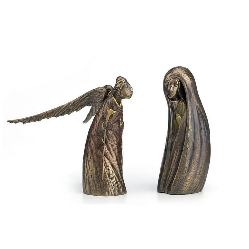 Annunciation by Ima Naroditskaya - Virgin Mary and Gabriel
