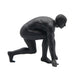 Anticipation- Nude Male Sculpture, Black