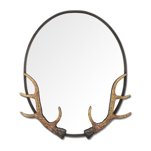Antler Oval Wall Mirror by SPI Home