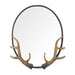 Antler Oval Wall Mirror by SPI Home
