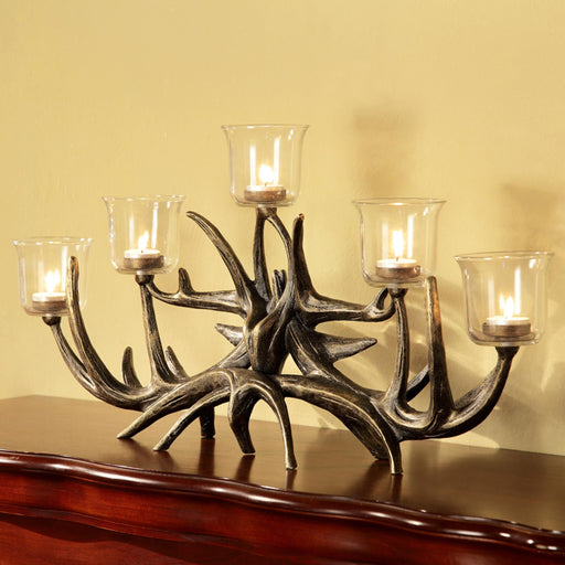 Antler Votive Candelabra by San Pacific International/SPI Home