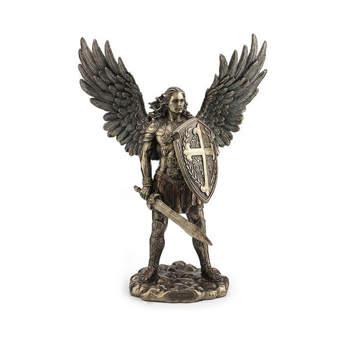 Archangel Saint Michael With Sword/Shield Statue