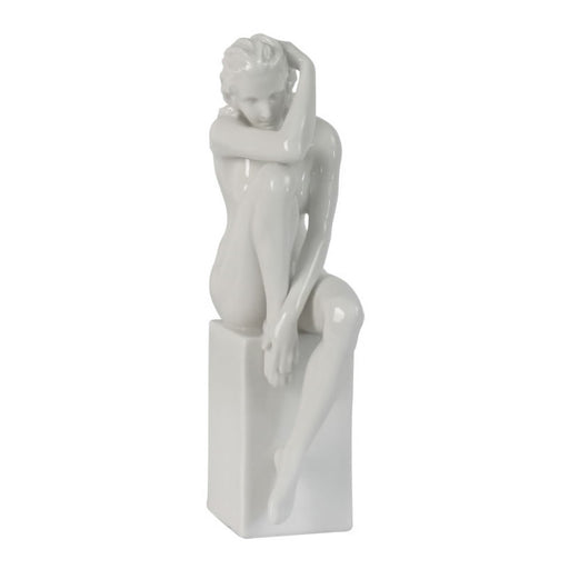 Arielle Nude Female Statue, Glazed