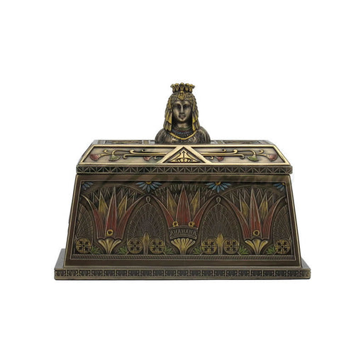 Art Deco - Egyptian Queen Bust Trinket Box by Veronese Design