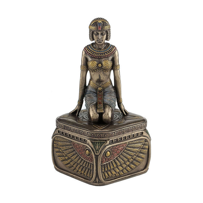 Art Deco - Kneeling Egyptian Queen Trinket Box
