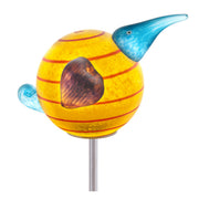 Art Glass Bird Garden Stake Outdoors