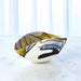 Art Glass Bowls Amber Blue 7