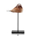 Art Glass Brown Bird Figurine by San Pacific International/SPI Home
