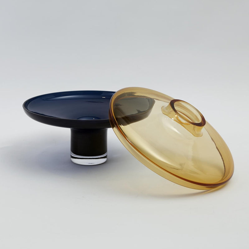 Art Glass Cobalt Vase 3