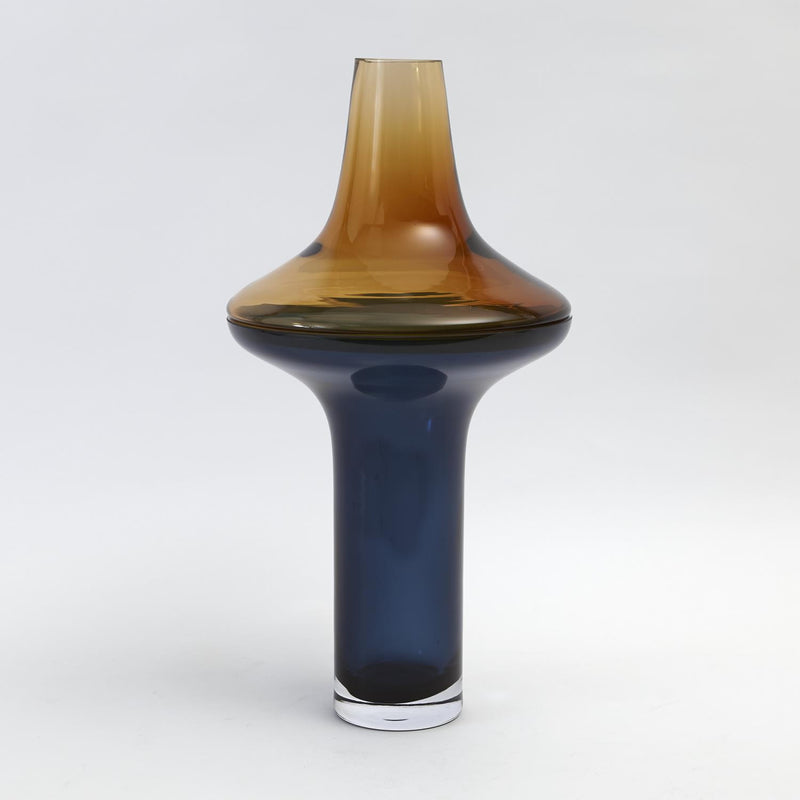 Art Glass Cobalt Vase 4