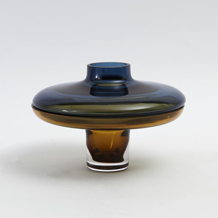 Art Glass Cobalt Vase 6