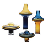 Art Glass Cobalt Vase 8