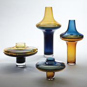 Art Glass Cobalt Vase