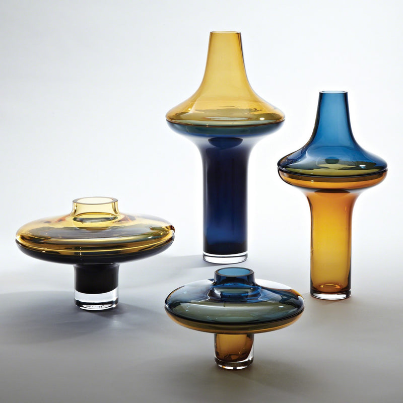 Art Glass Cobalt Vase