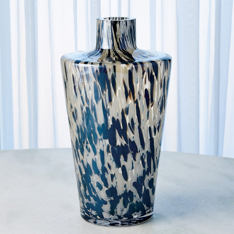 Art Glass Confetti Vase Large