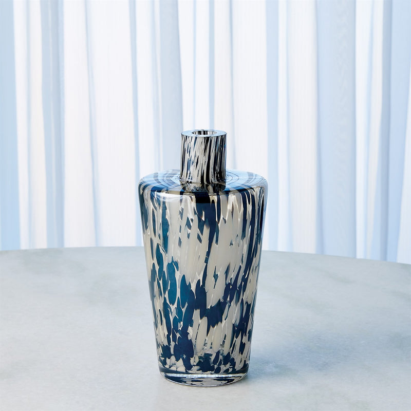 Art Glass Confetti Vase Small