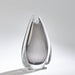 Art Glass Fin Vase Grey 4