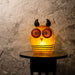 Art Glass Lighted Owl Lamp