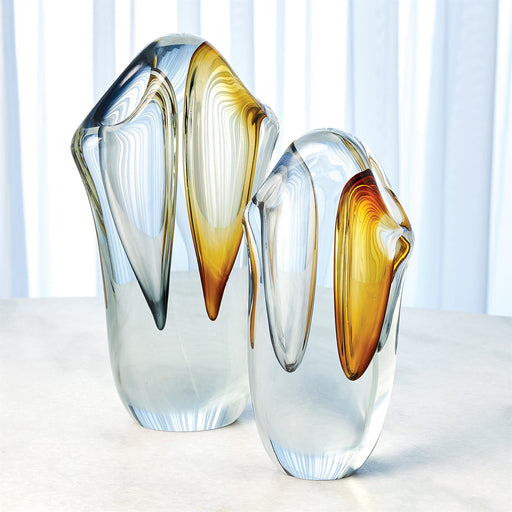 Art Glass Vases Duet