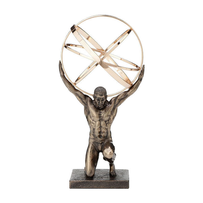 Atlas Carrying The Celestial Spheres Statue