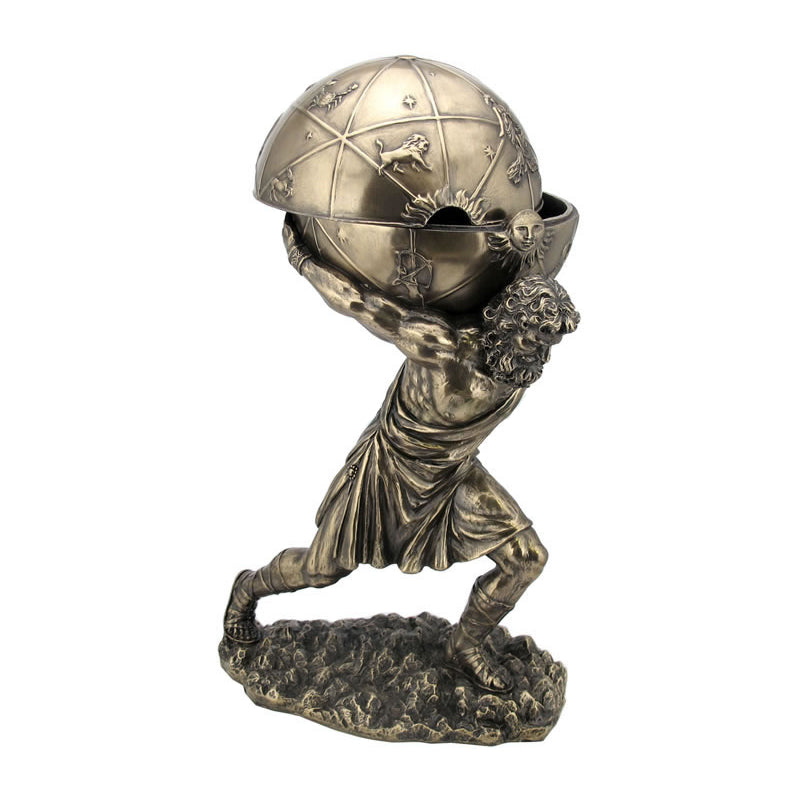 Atlas Carrying The World Trinket Box