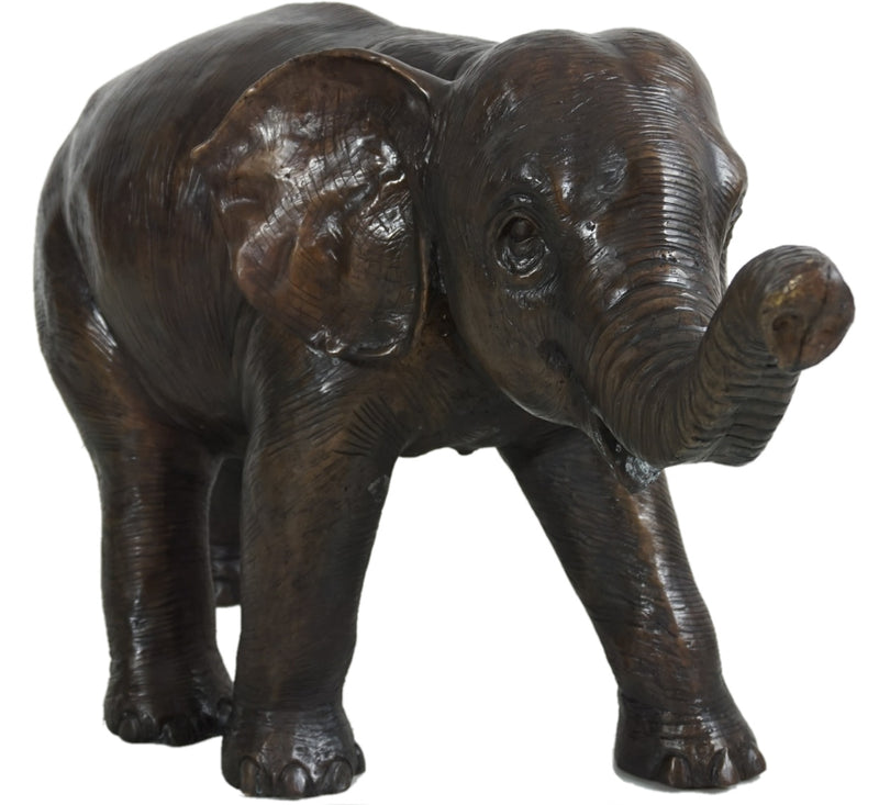 Bronze Baby Elephant Sculpture