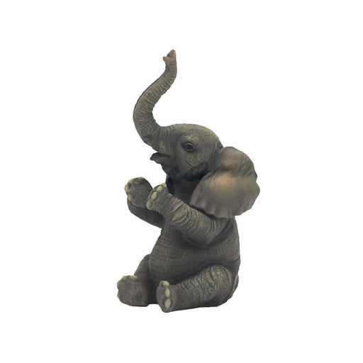 Baby Elephant Figurine- Sitting/Applauding