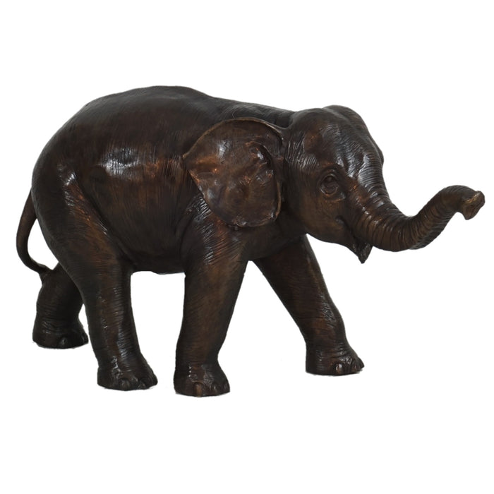 Bronze Baby Elephant Sculpture - Outdoor