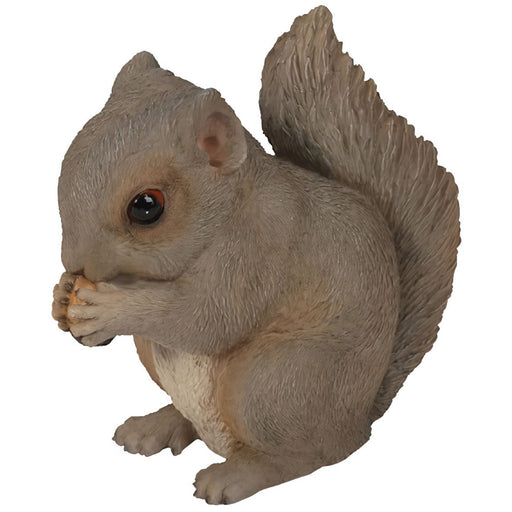 Baby Grey Squirrel Statue- 5.5 inch