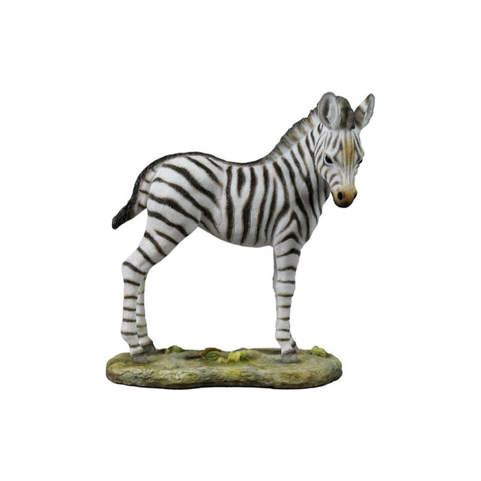 Baby Zebra Standing Statue