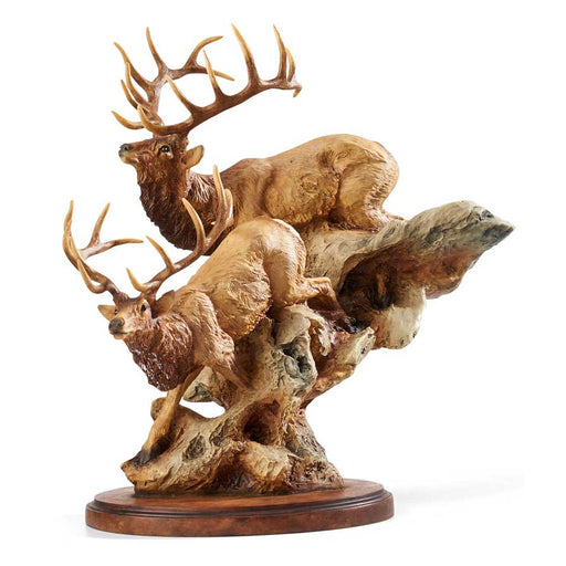 Back Country Elk Statue by Danny Edwards