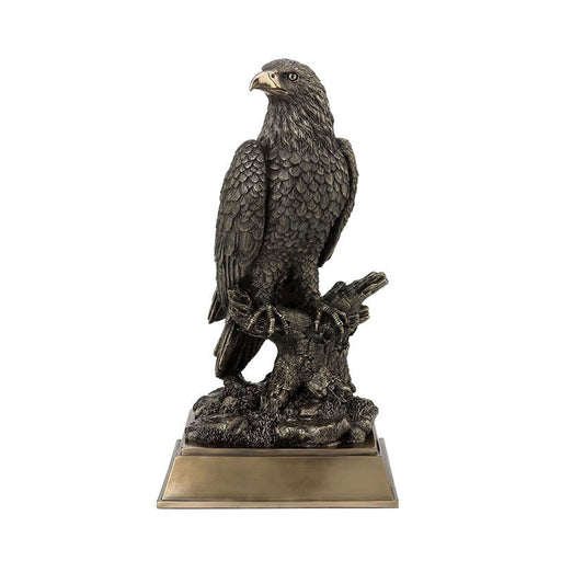 Bald Eagle Perching On Tree Branch Sculpture