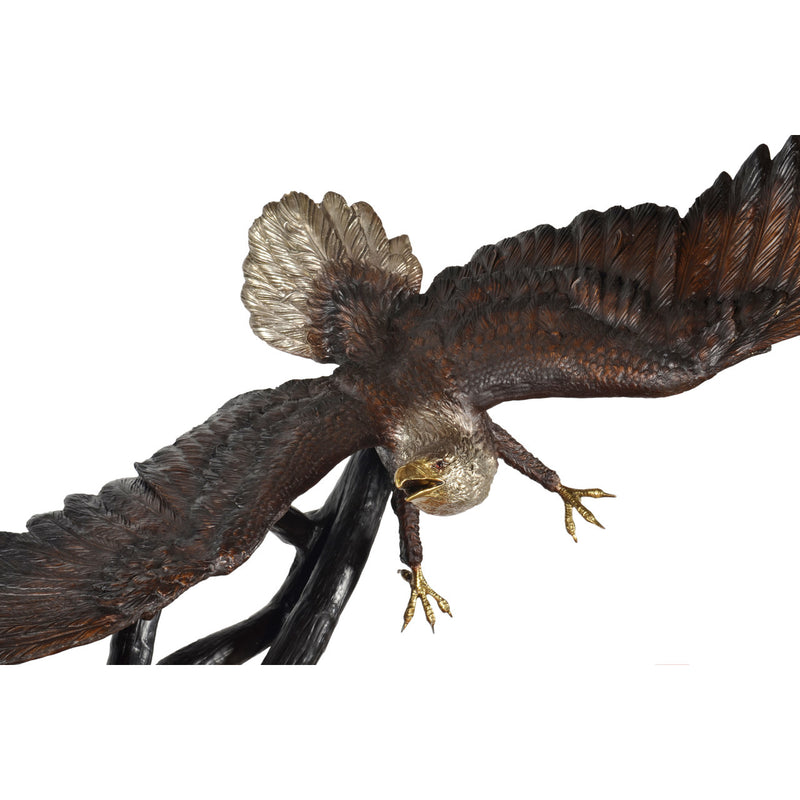 Bald Eagle Statue Detail