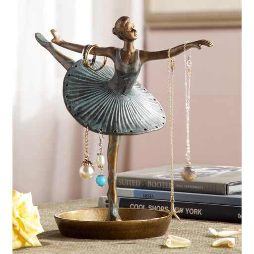 Ballerina Jewelry Holder on Tray by San Pacific International/SPI Home