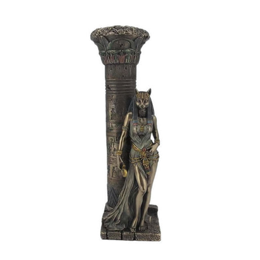 Bastet Egyptian Goddess of Warfare Candleholder