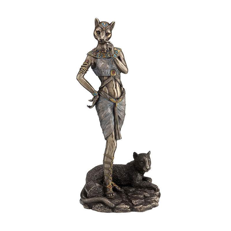Bastet With Panther Statue