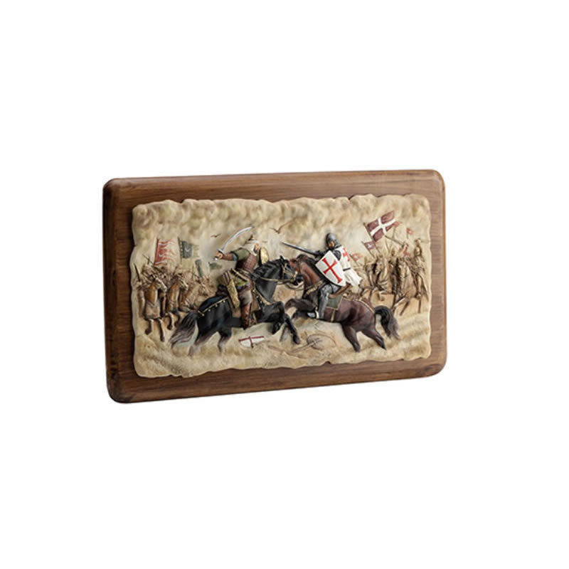 Battle of Hattin Wall Plaque Angle View