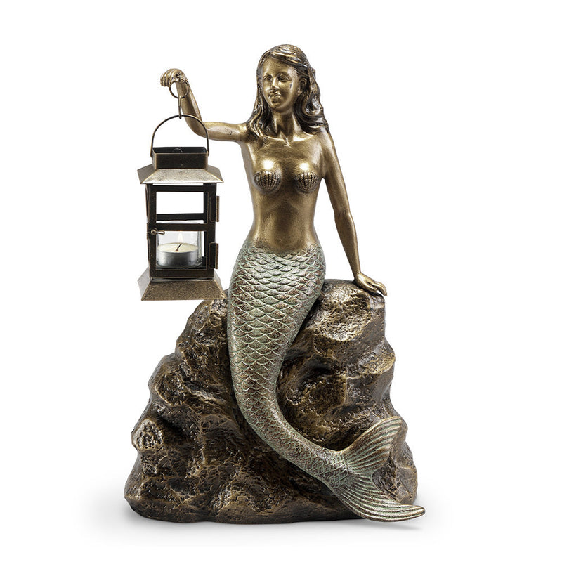 Beachside Mermaid Garden Lantern by SPI Home