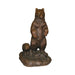 Bear and Cub at the Pond Bronze Sculpture