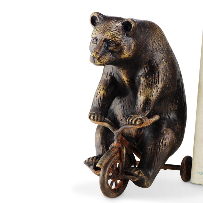 Bear on Tricycle Statue-Paperweight by San Pacific International/SPI Home