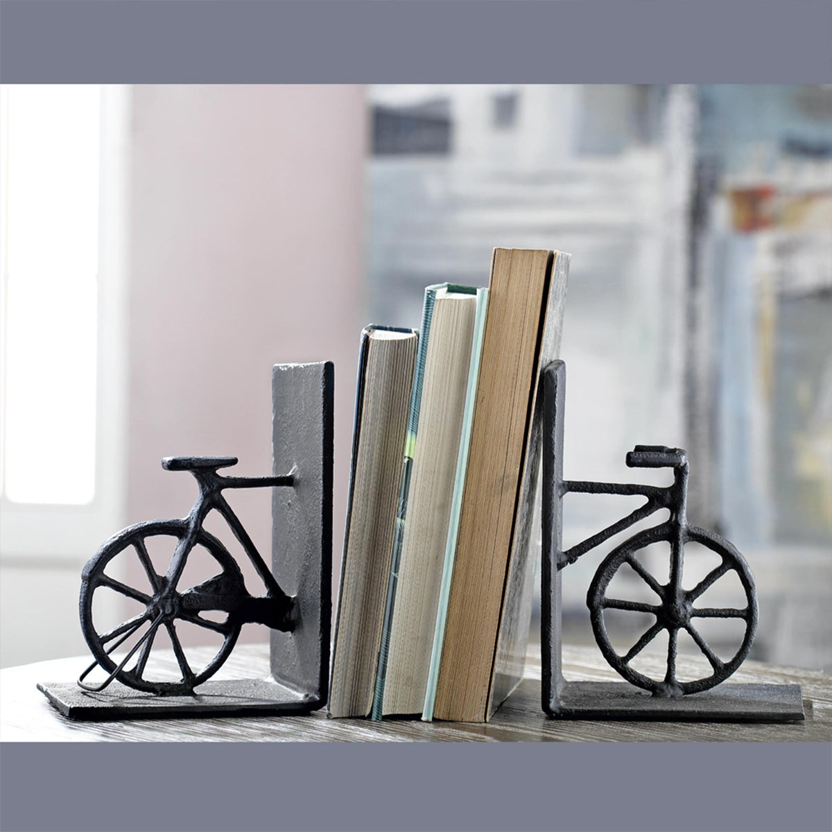 Bicycle Bookends Set by San Pacific International/SPI Home — AllSculptures