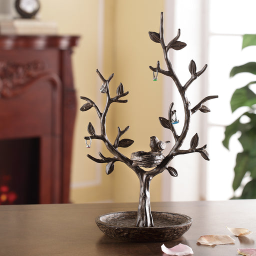 Bird and Twig Jewelry Tree and Nest Stand by San Pacific International/SPI Home