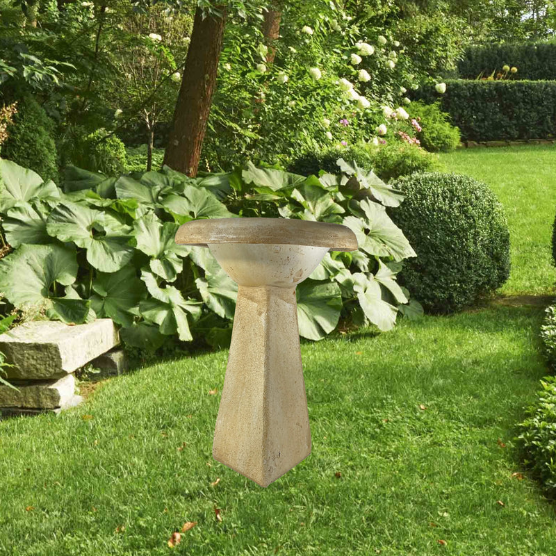 Modern Bird Bath- 24 Inch