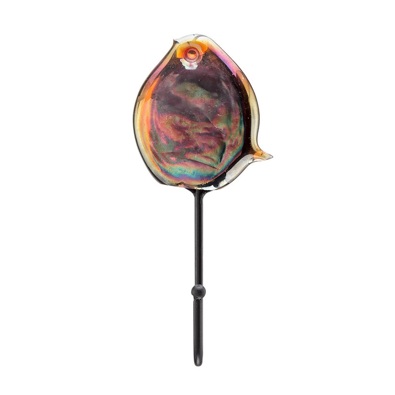 Bird Wall Hook- Art Glass by San Pacific International/SPI Home