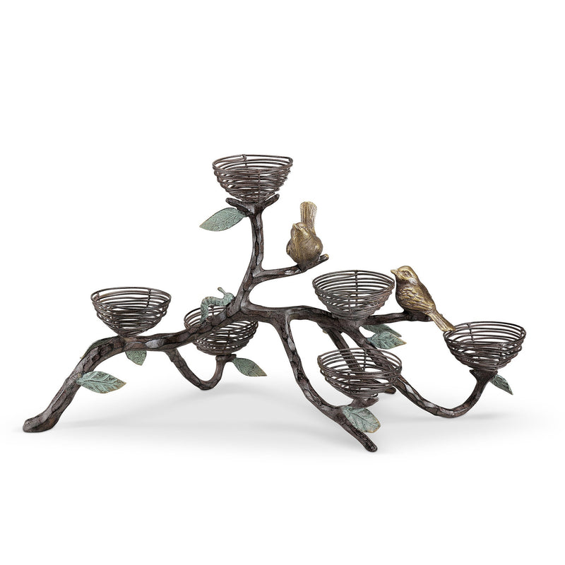 Birds and Nests Candelabra