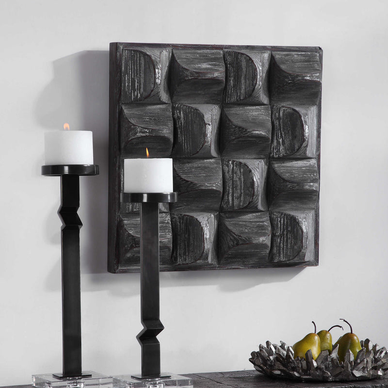 Rustic Abstract Wood Wall Panel