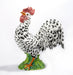 Speckled Rooster Sculpture-Italian Ceramic-16"H