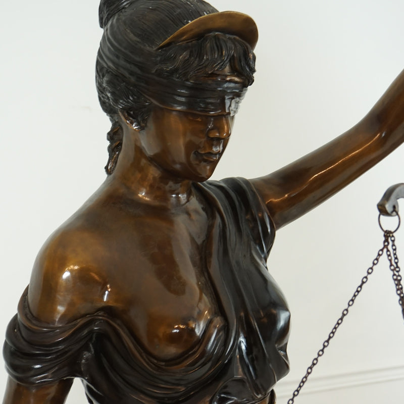 Lady Justice Floor Sculpture-Bronze